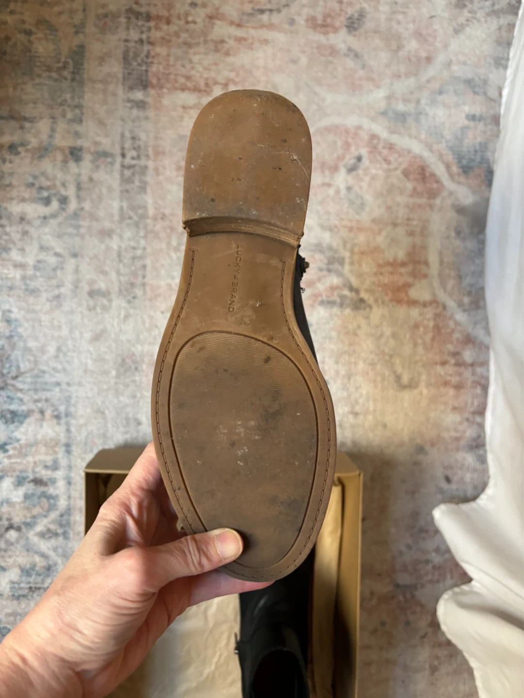 Lucky Brand Black Leather Ankle Boots - photo 4