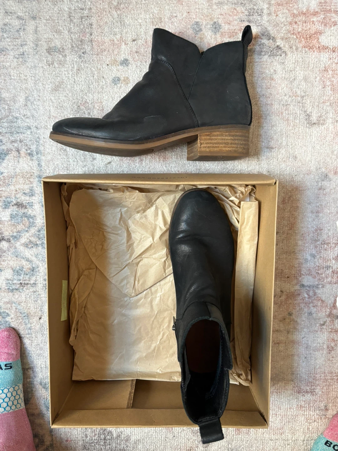 Lucky Brand Black Leather Ankle Boots - photo 2
