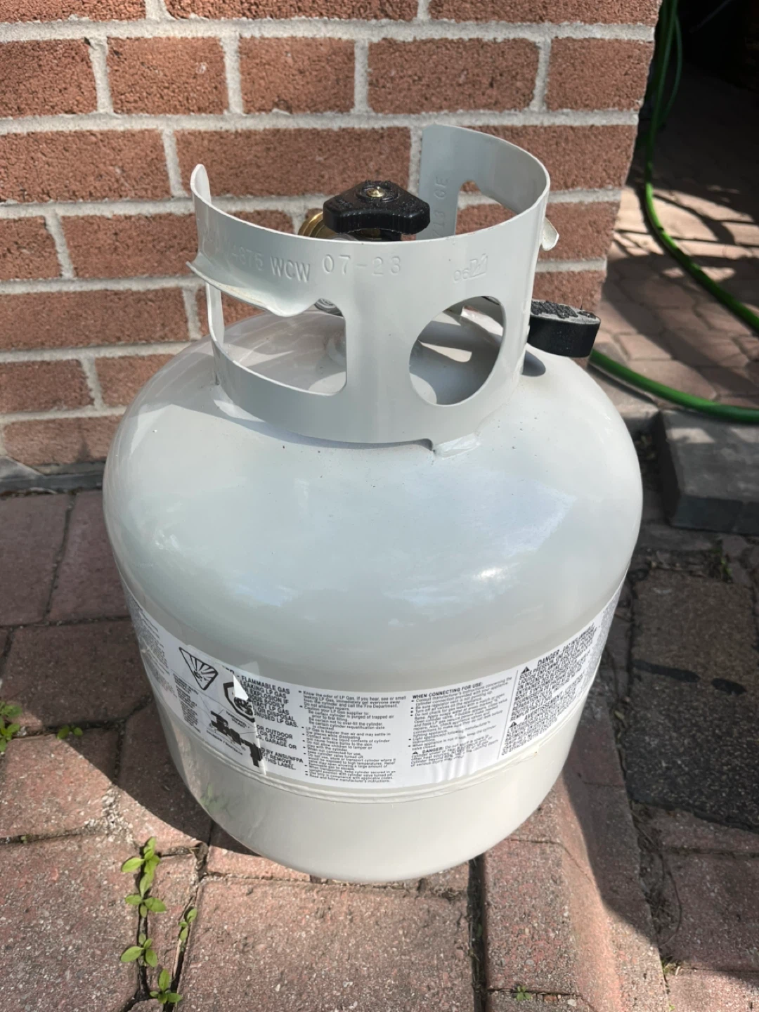 Propane tank 20 lbs