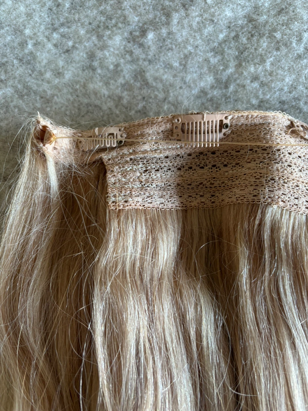 Blonde Halo Hair Extension - photo 3