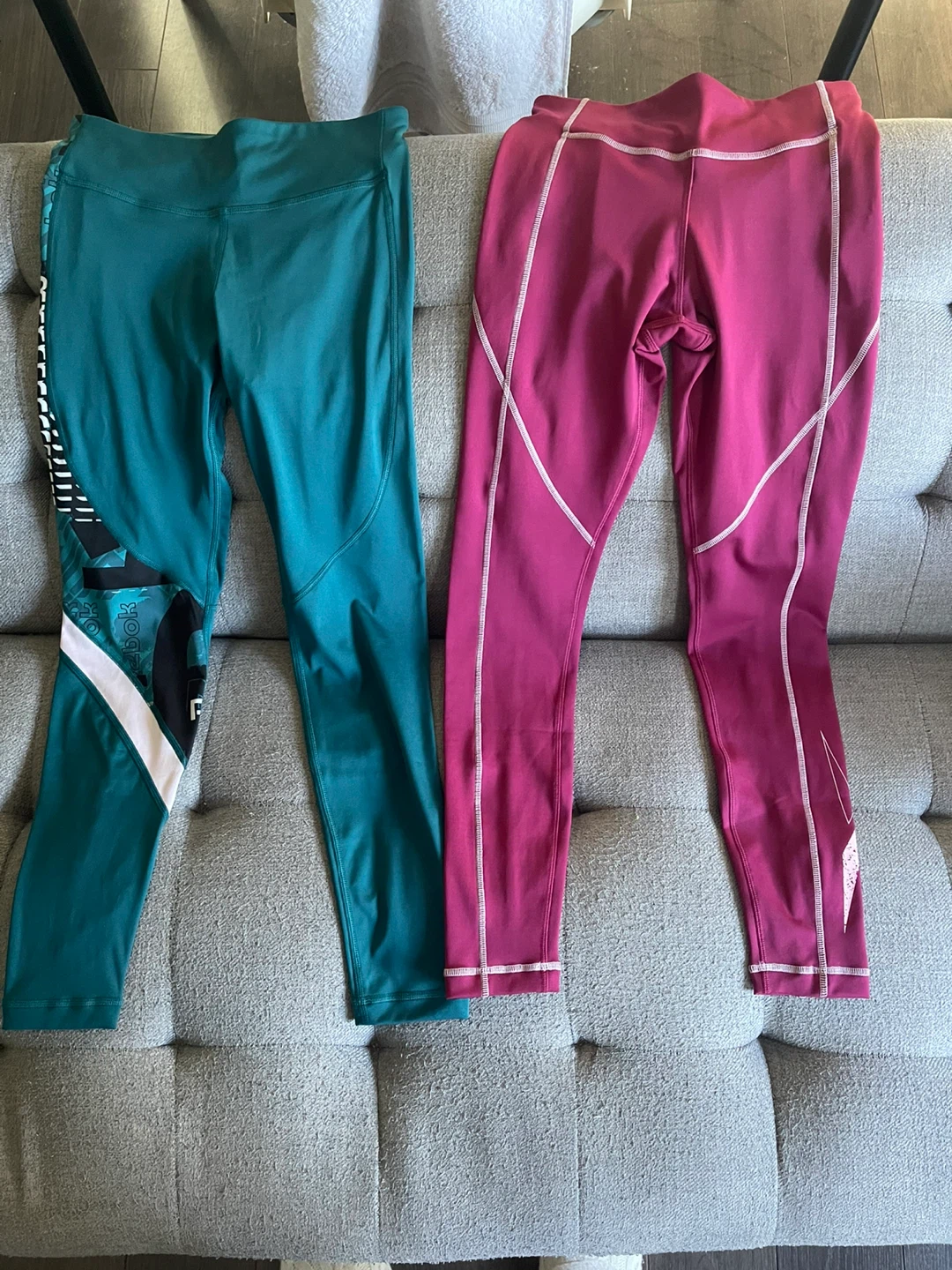 2 pairs of Reebok workout leggings
