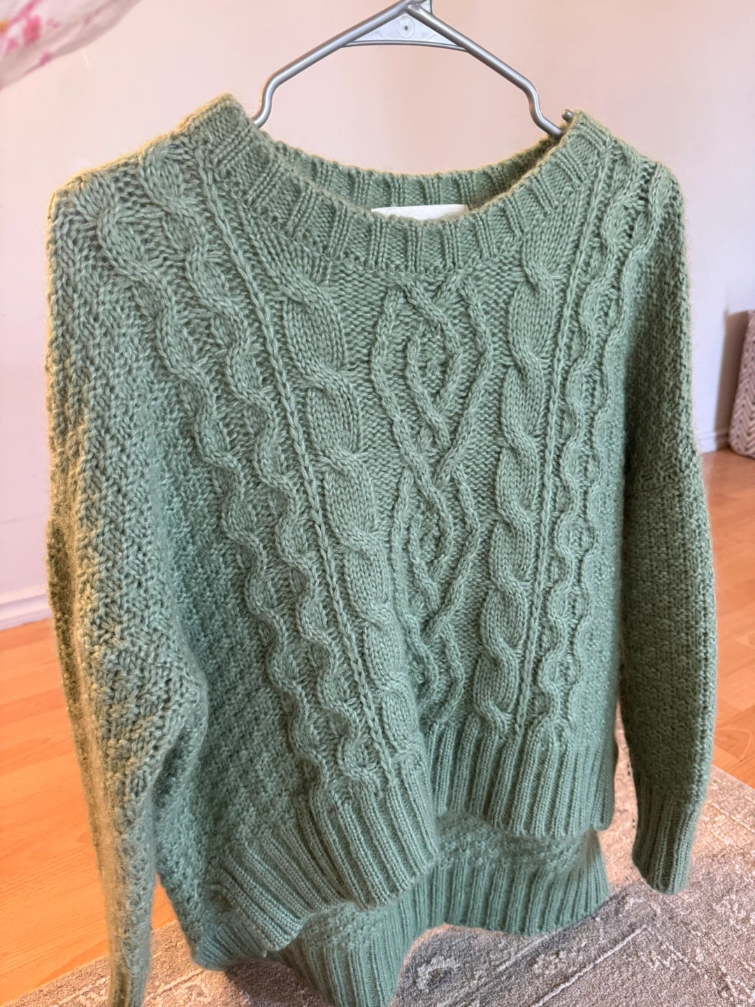 Mini Market Cable Knit Sweater