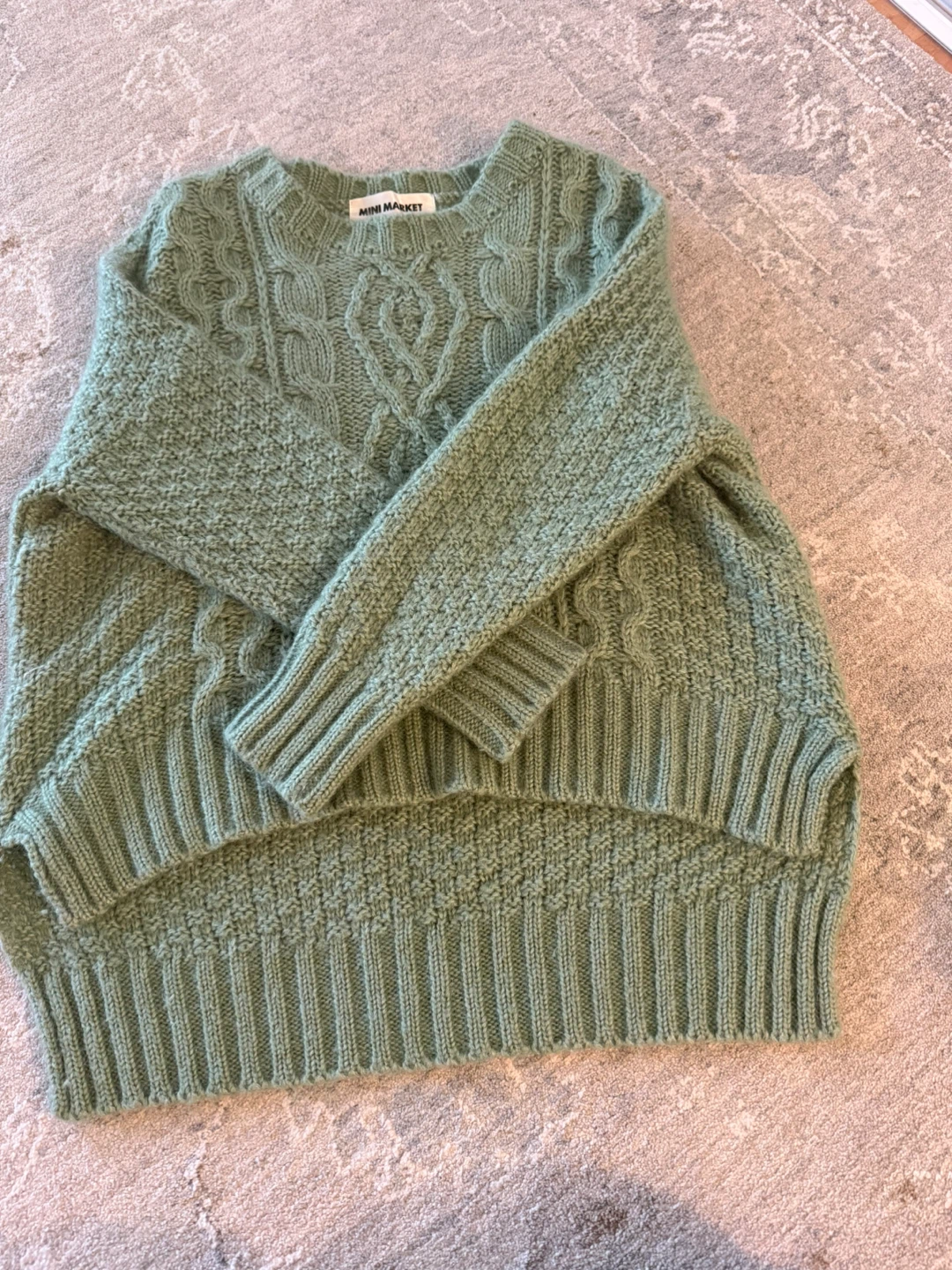 Mini Market Cable Knit Sweater - photo 3