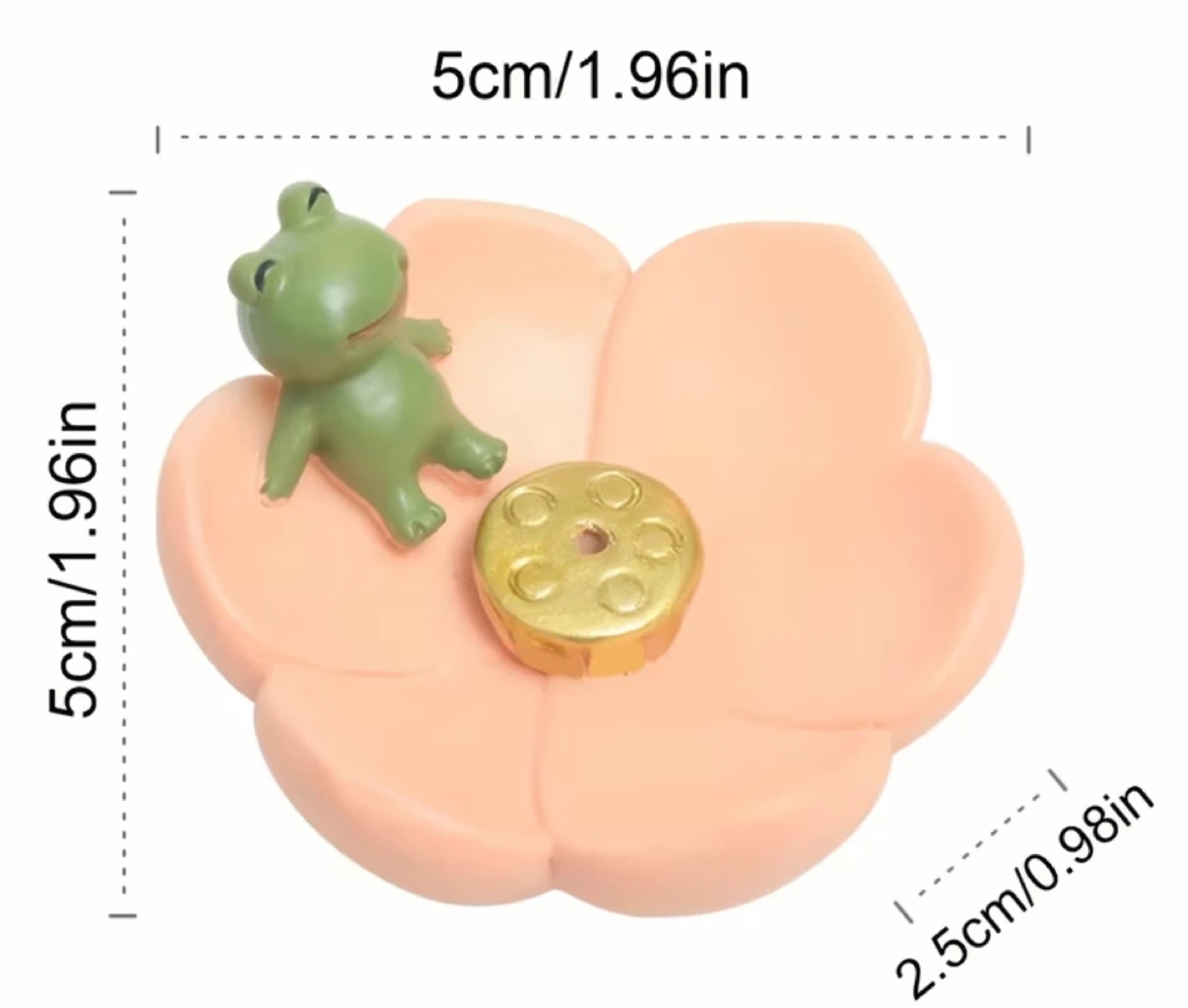 Cute Cat on Flower Incense Holder - photo 3