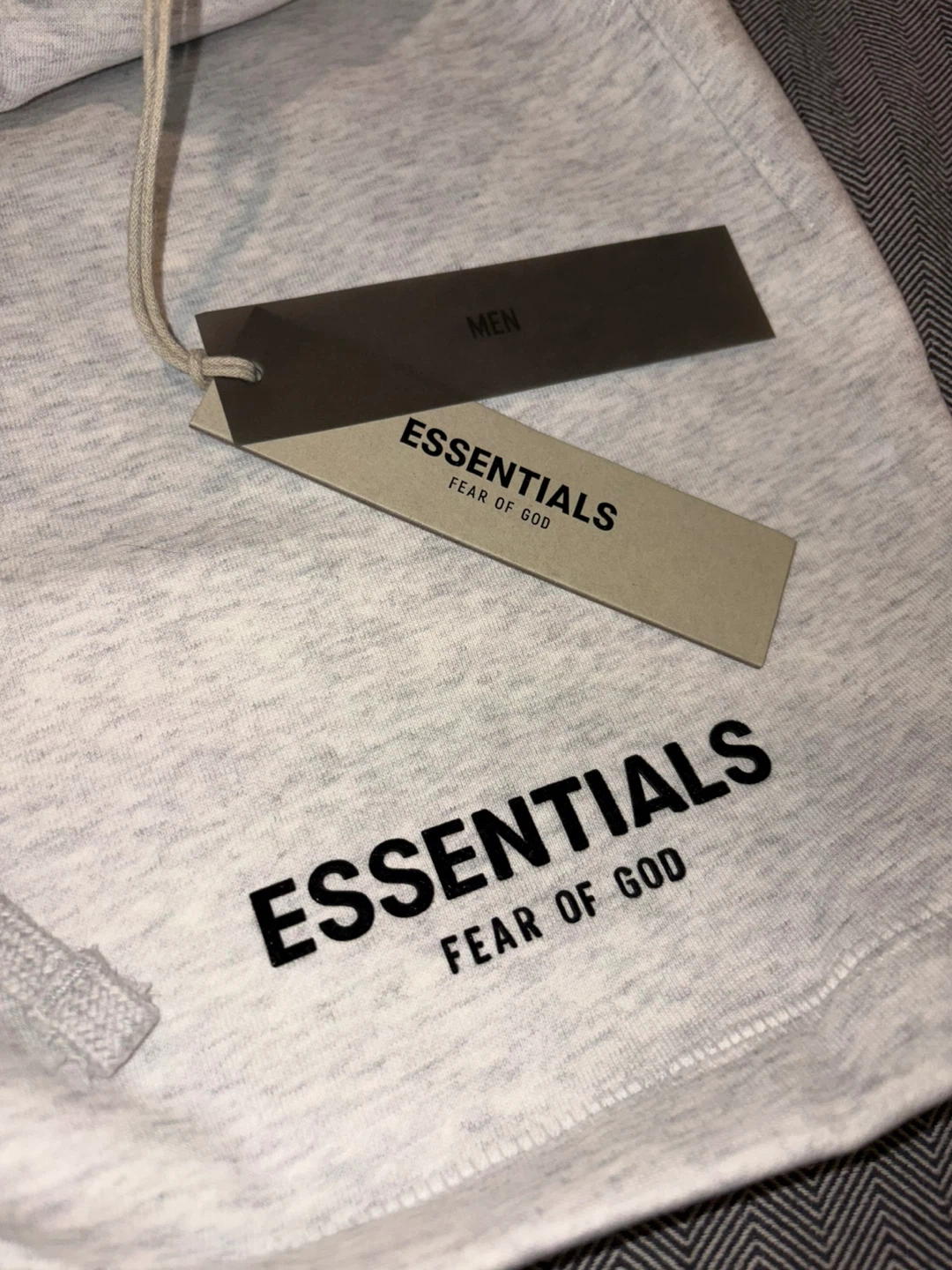 Essentials Fear of God Sweat Shorts - Grey - Size S - photo 5