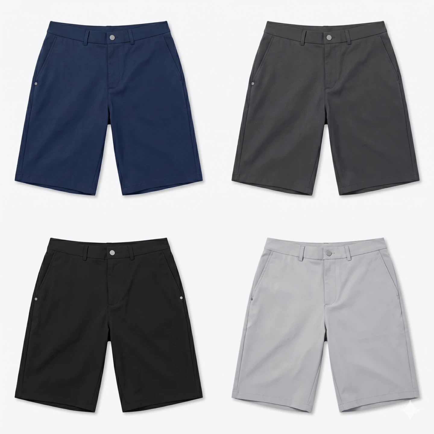 Chino Stretch Shorts (Set of 4, Size M)