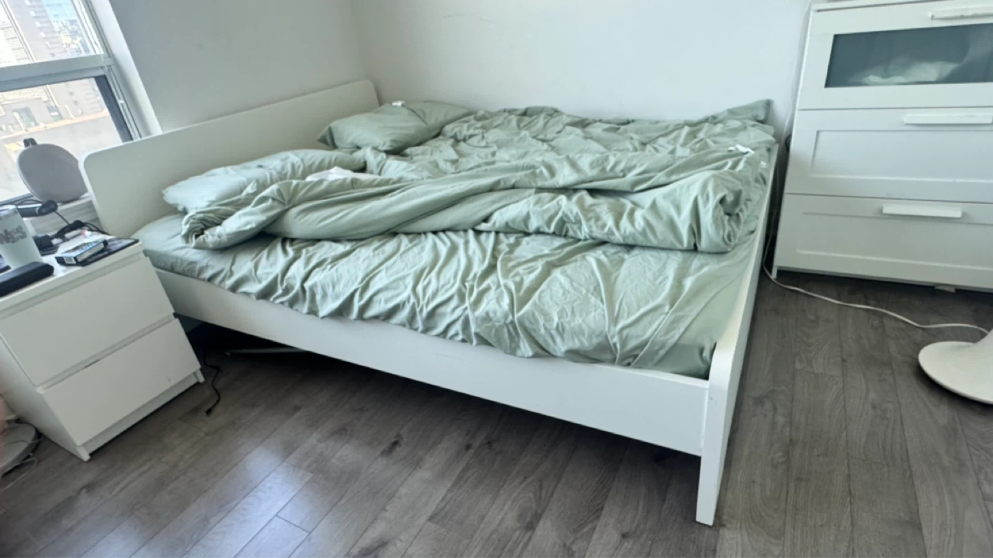 White Queen Bed Frame