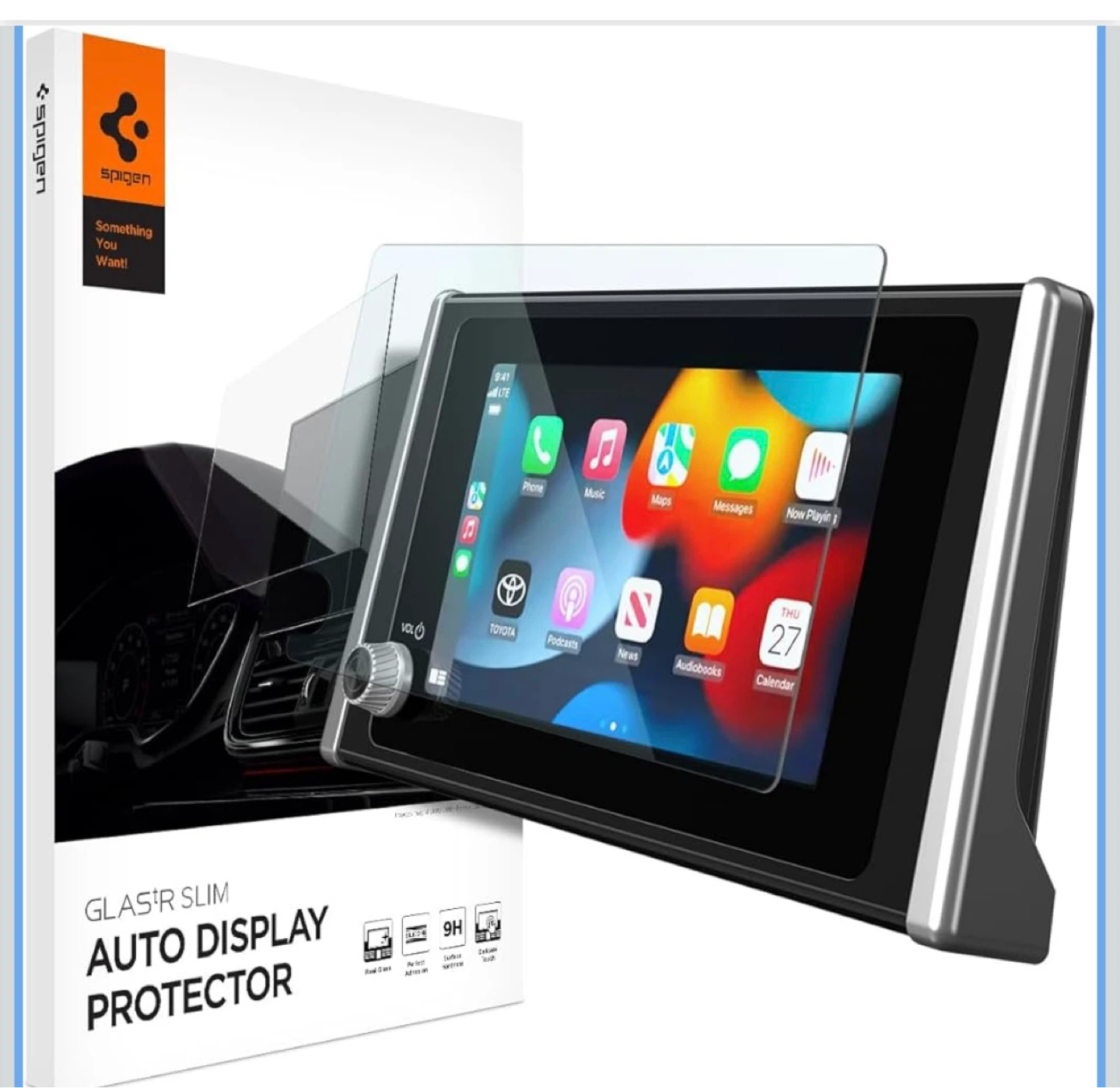 Spigen Glas'r Slim Auto Display Protector - 8-inch