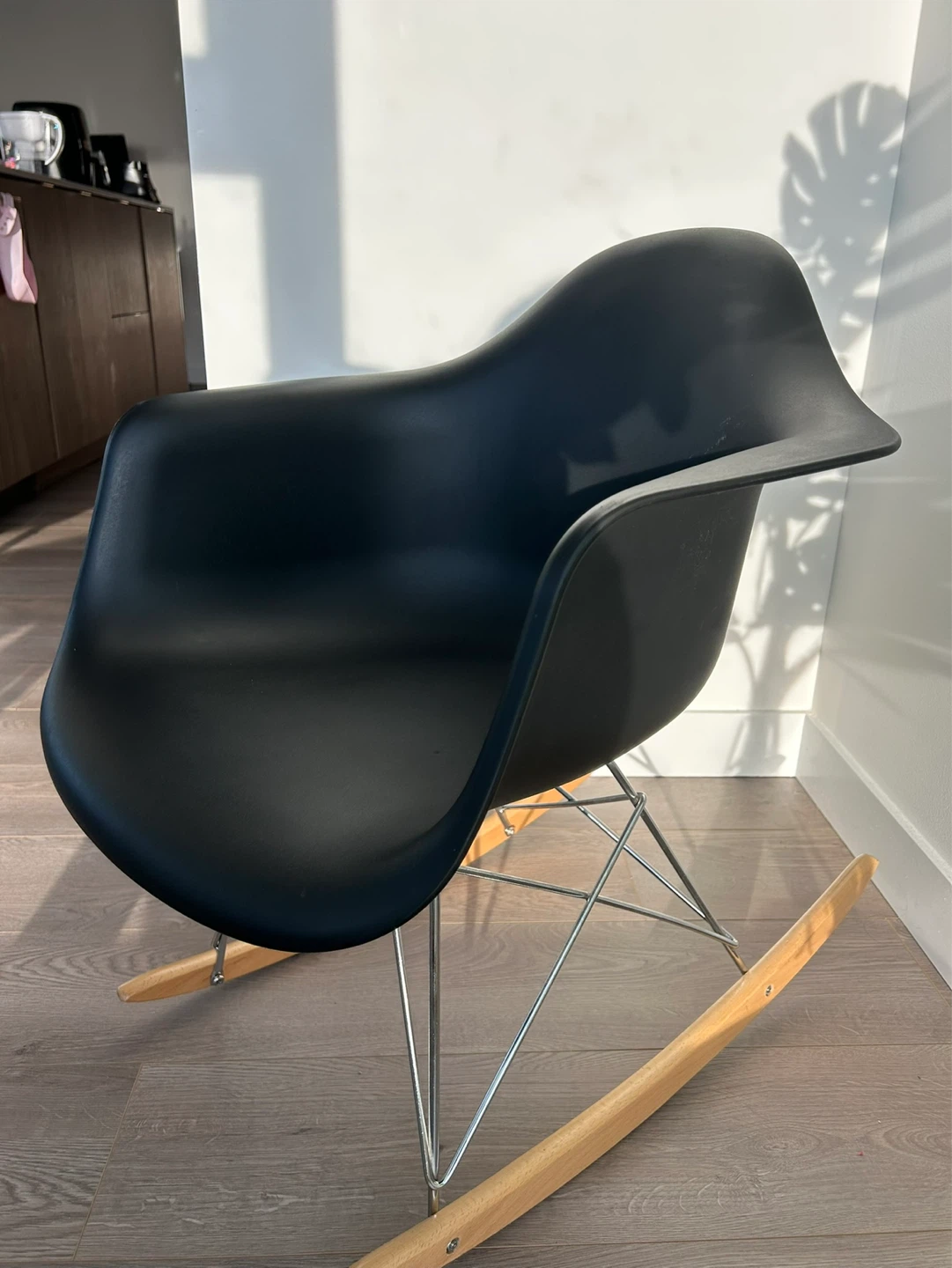 Black rocking chair