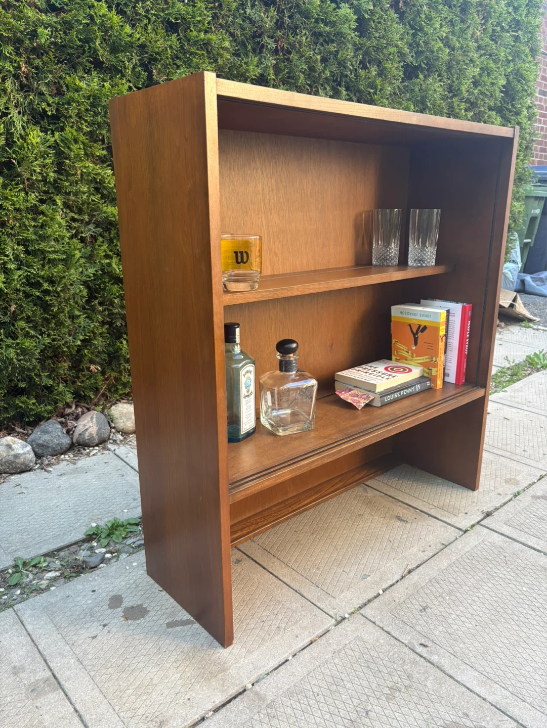MCM Walnut Display Cabinet - photo 2