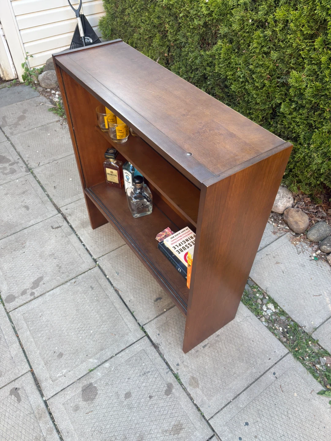 MCM Walnut Display Cabinet - photo 4