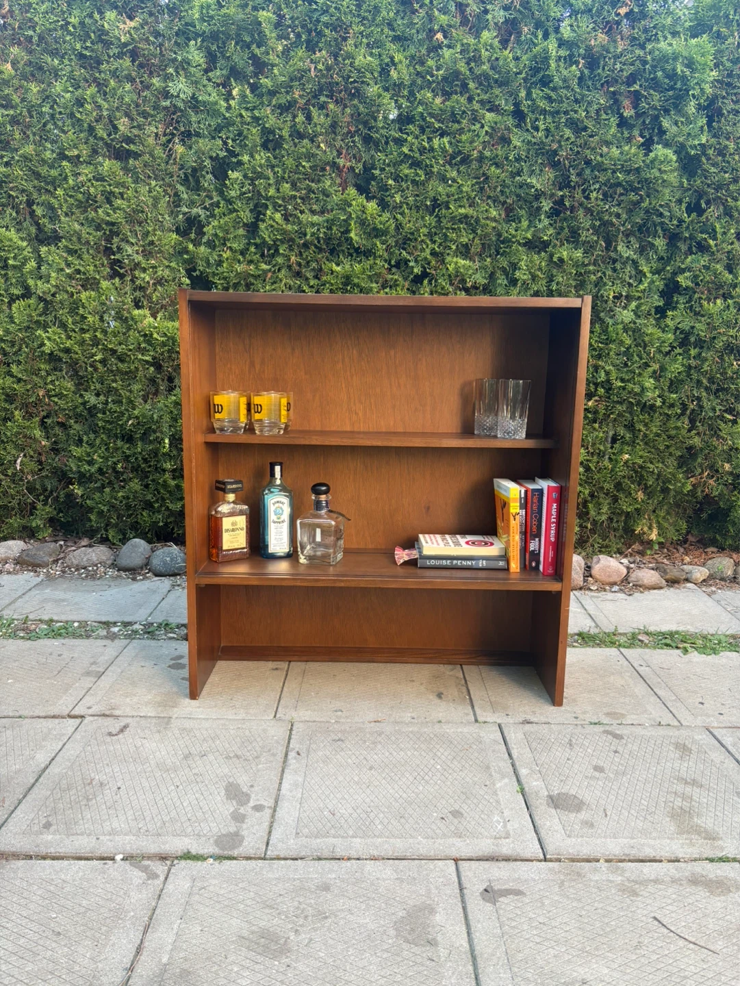 MCM Walnut Display Cabinet