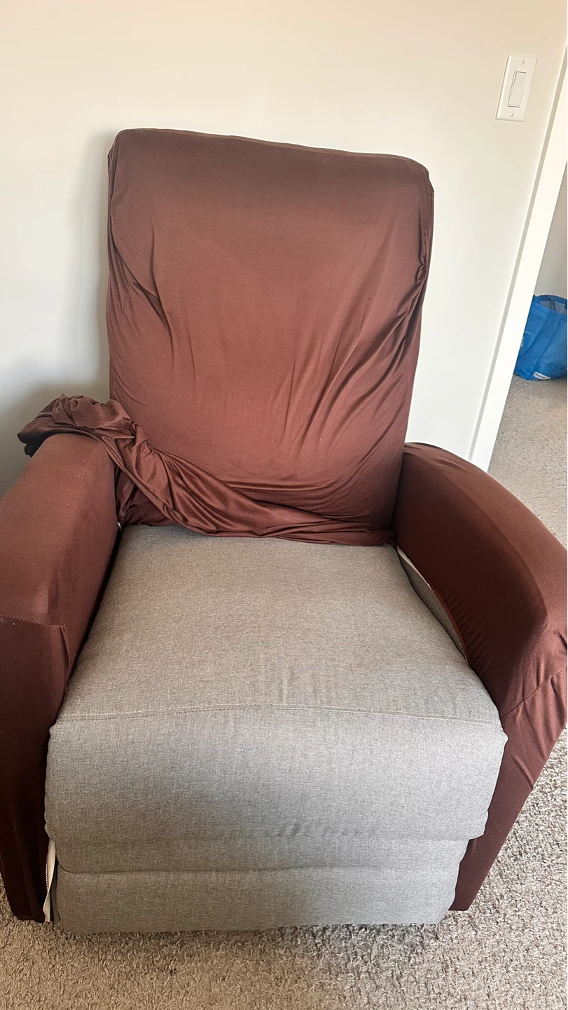 Dream On Me Chatham Swivel Glider Recliner - Grey
