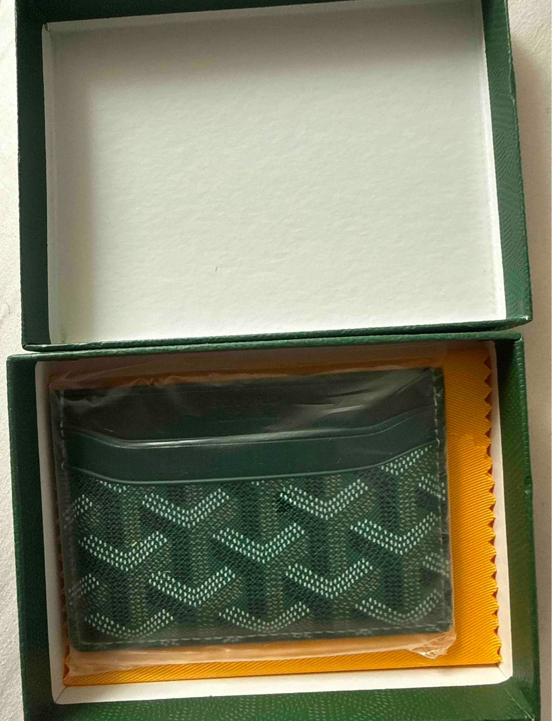 Goyard Green Monogram Card Holder - photo 4