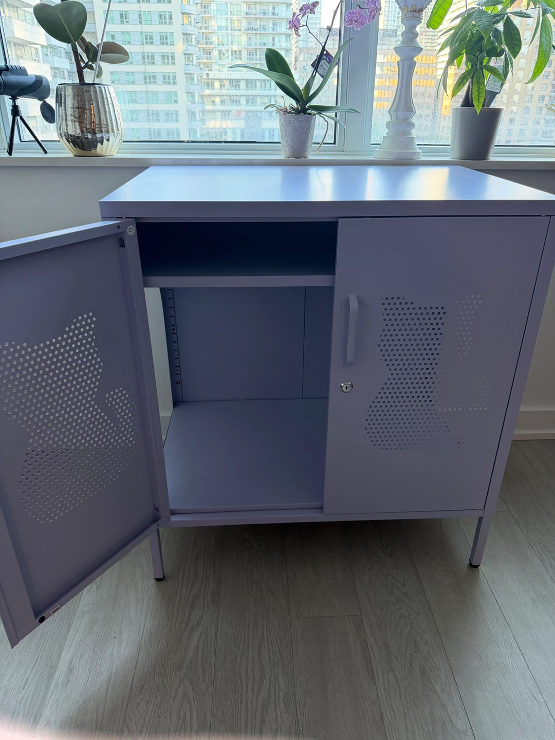 Metal Pet House Cabinet for Cats and Dogs / Pet Crate Furniture - photo 5