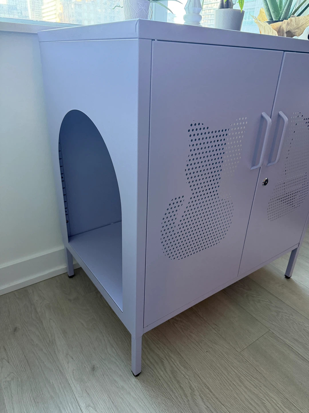 Metal Pet House Cabinet for Cats and Dogs / Pet Crate Furniture - photo 4