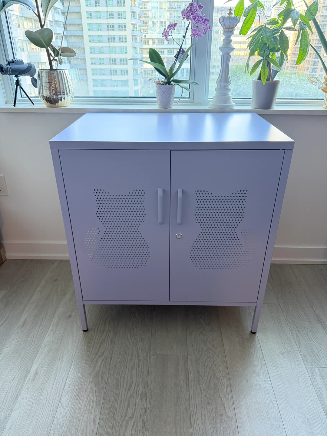 Metal Pet House Cabinet for Cats and Dogs / Pet Crate Furniture