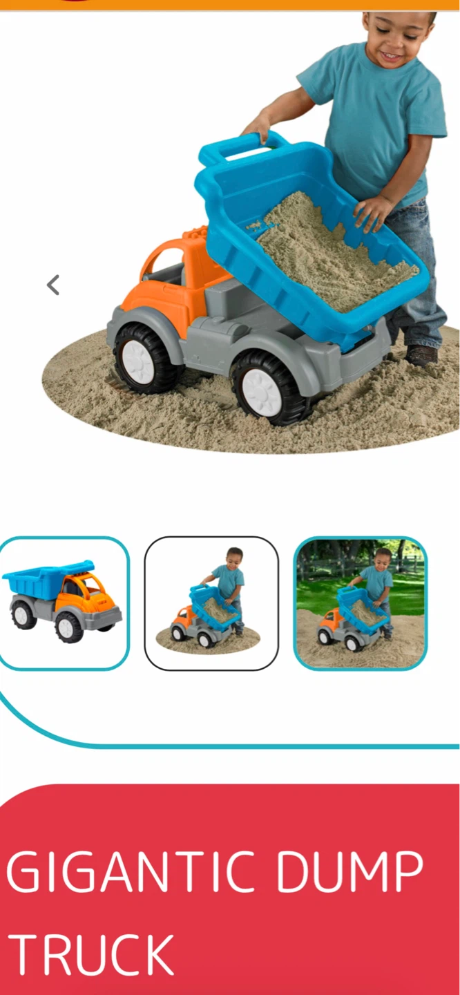 Gigantic Fire Truck & Dump Truck Toy - photo 4