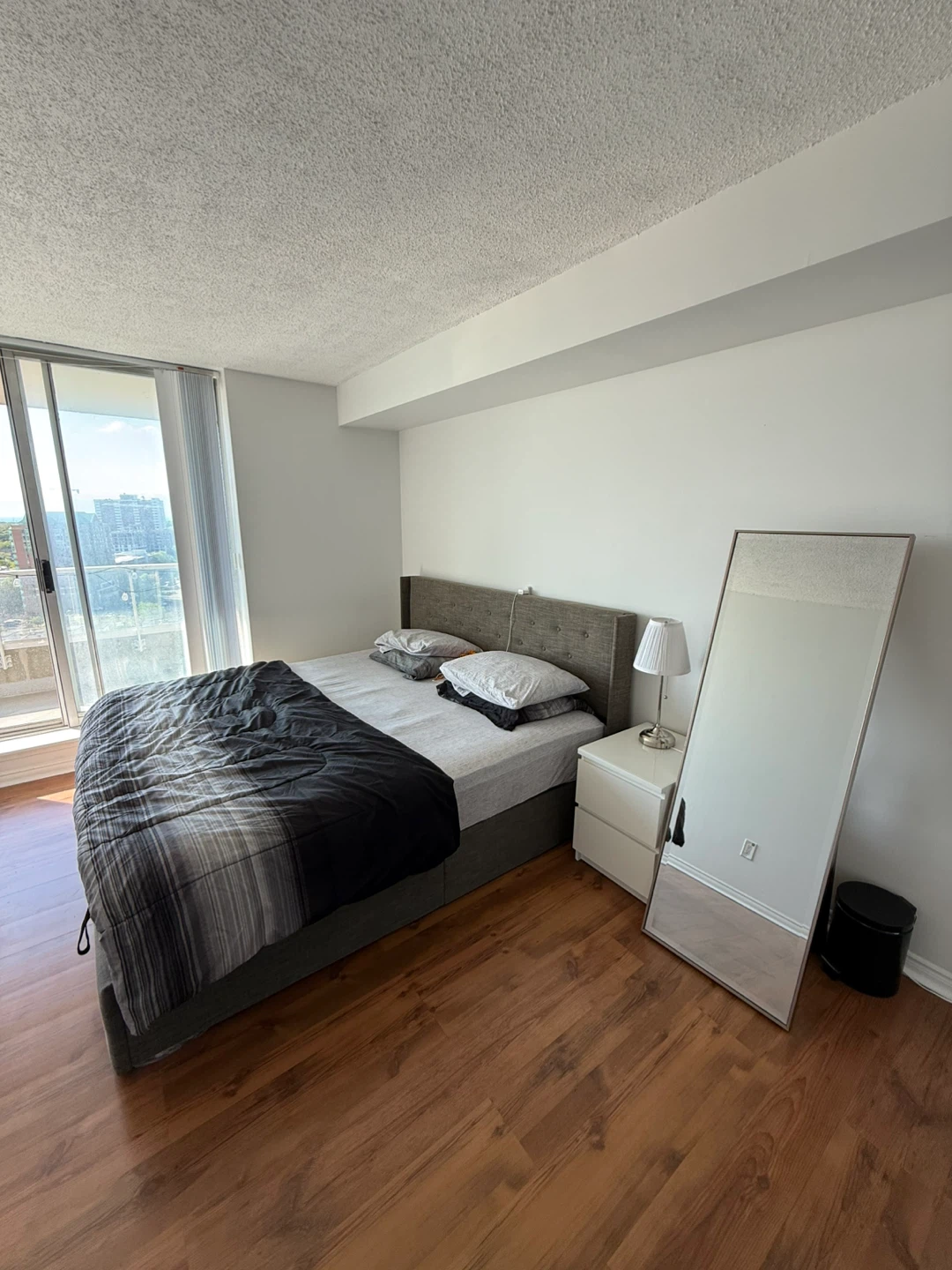 King Size Grey Storage Bed Frame and Mattress - photo 3