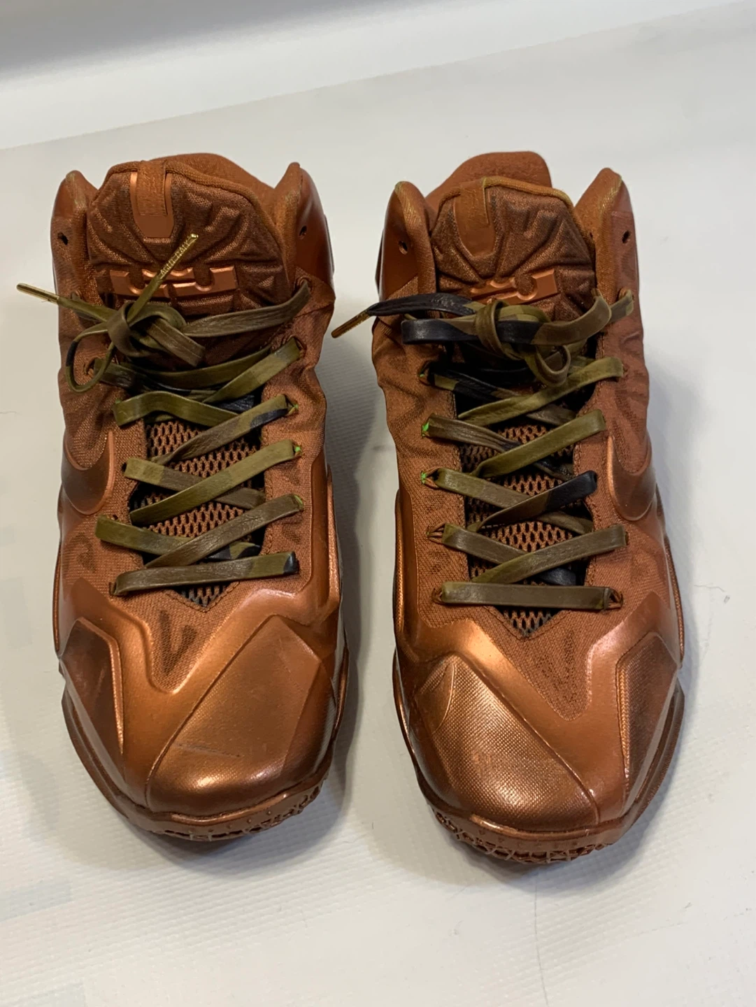 Repainted⚠️ Nike LeBron XI 11 Dunkman 2013 Sz 10.5 - photo 2