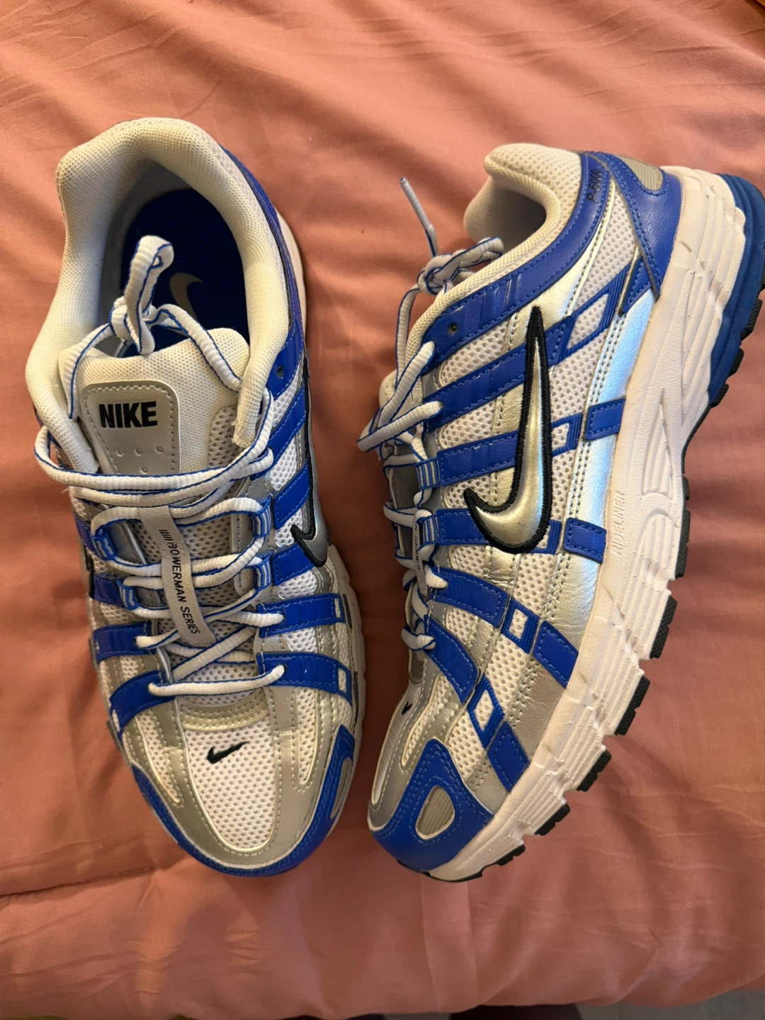Nike Air Max P-6000 Men's Shoes Blue/Silver Size 9 - photo 2