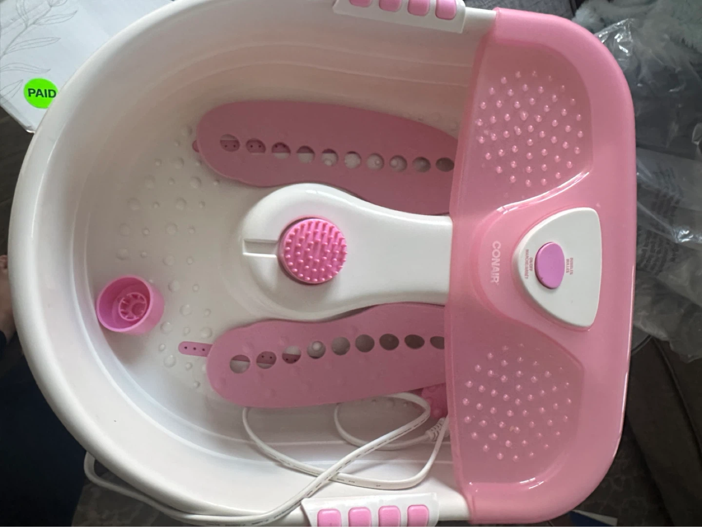 Conair Footbath with Massage and Bubbles - photo 2