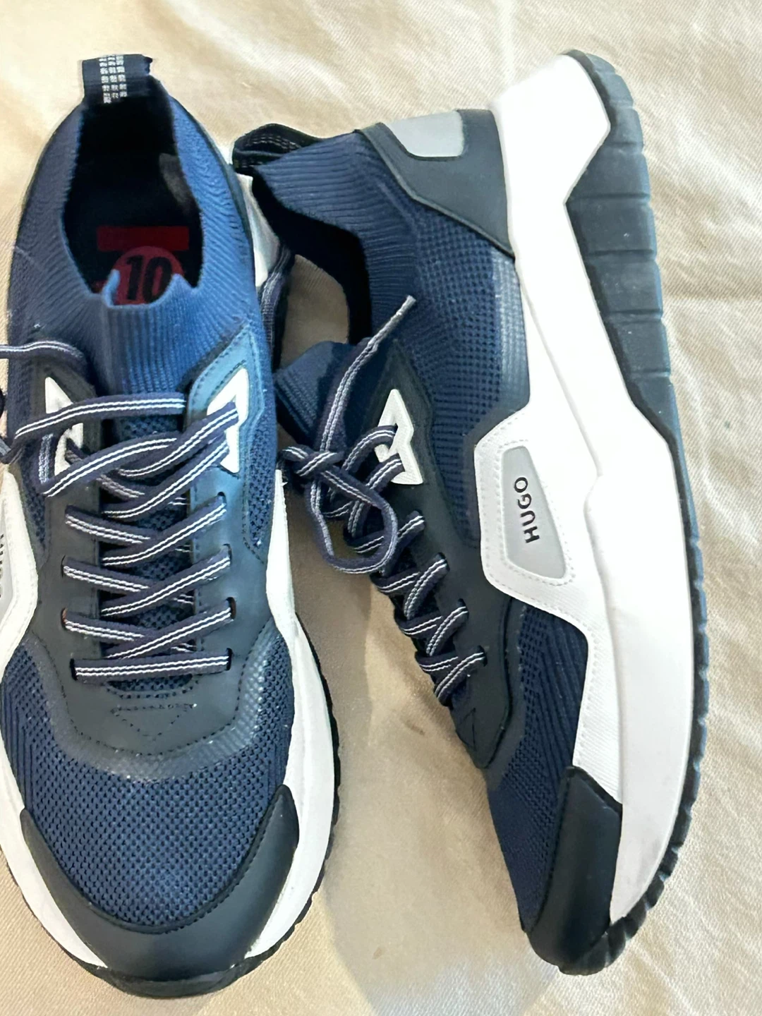 Hugo Boss Men's Navy Trainers Size 10