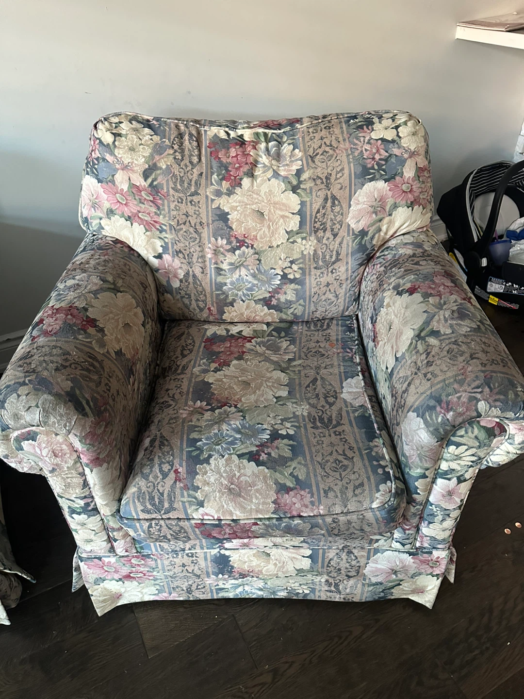Floral Accent Chair