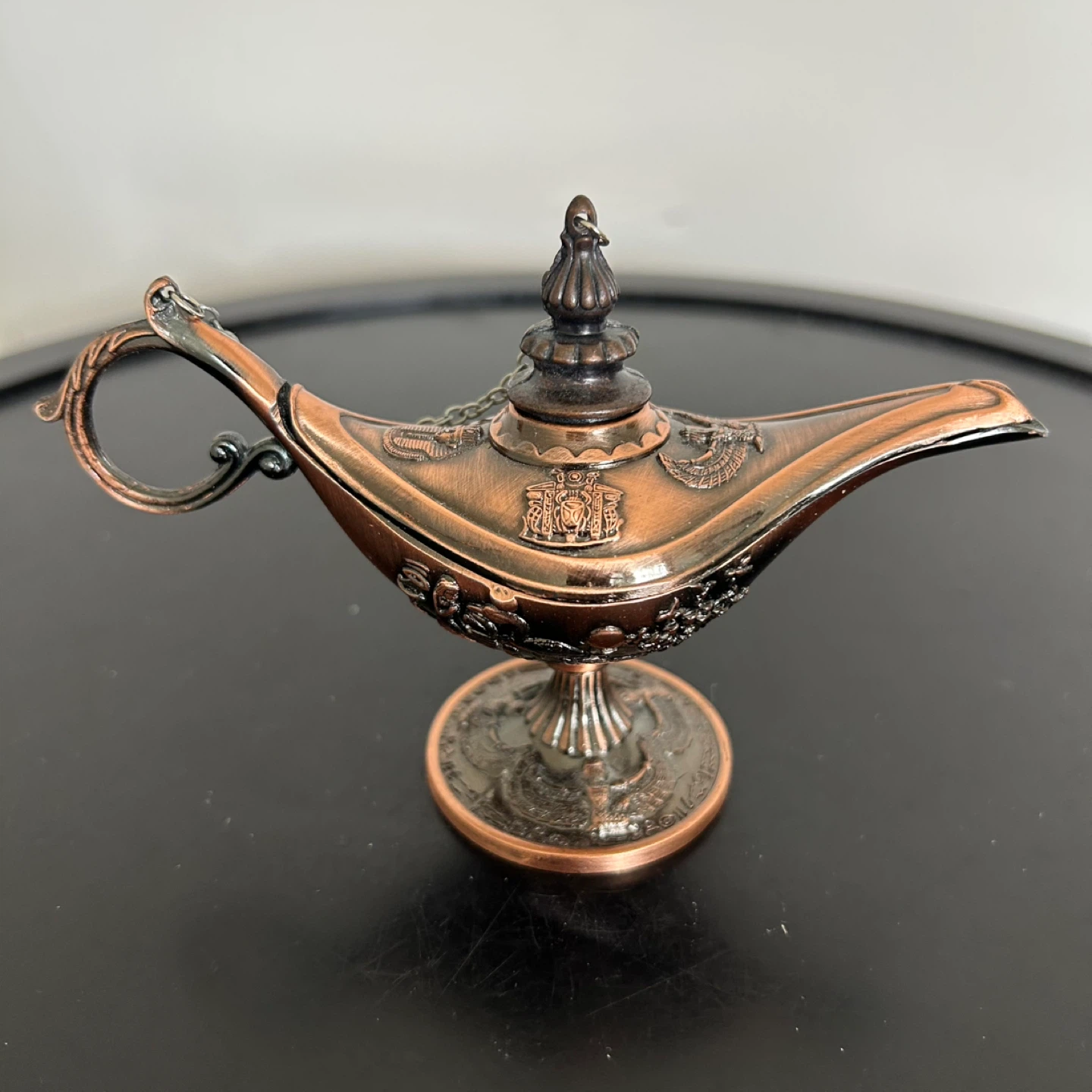 Genie Lamp – Ornate Copper Finish Incense Burner - photo 2