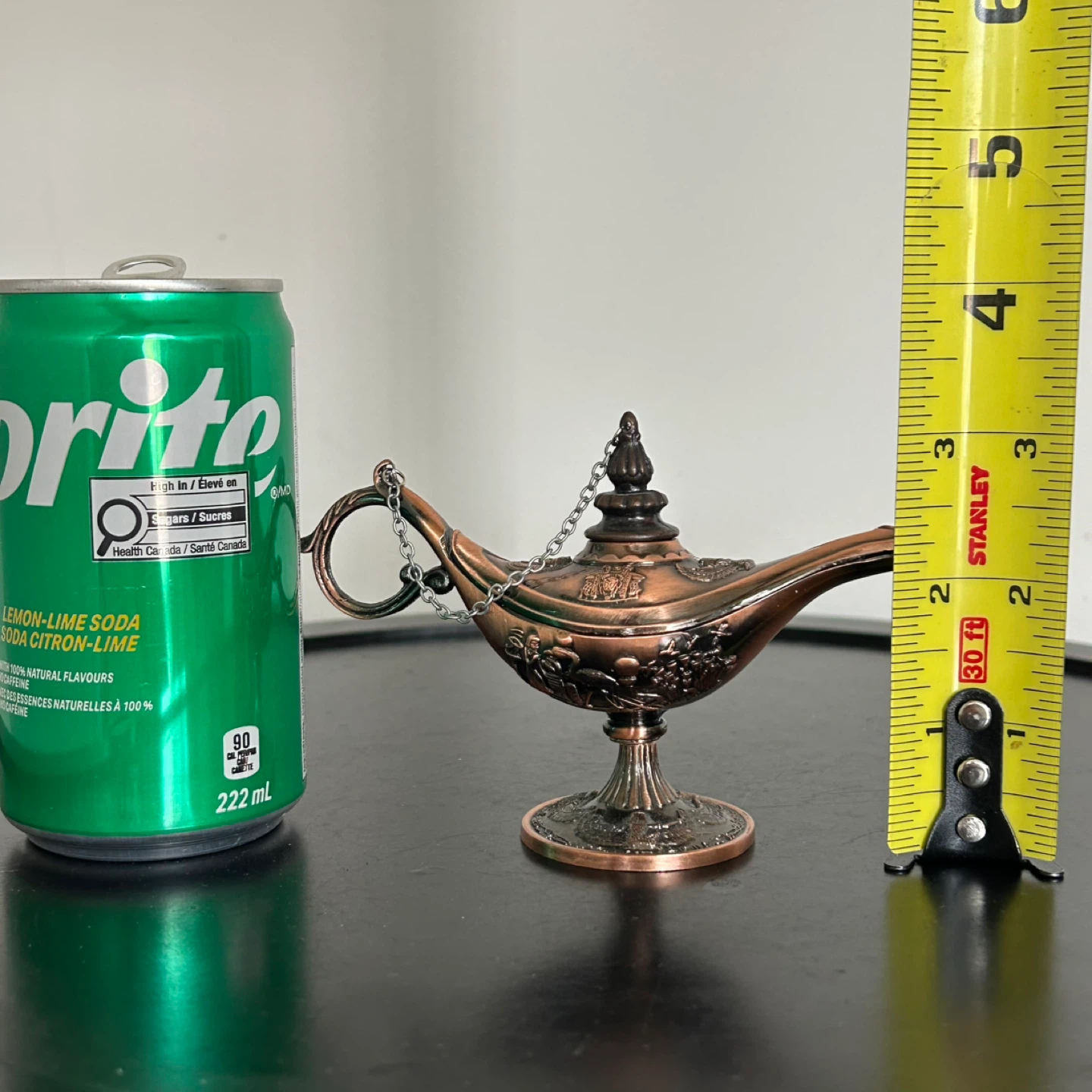 Genie Lamp – Ornate Copper Finish Incense Burner - photo 3