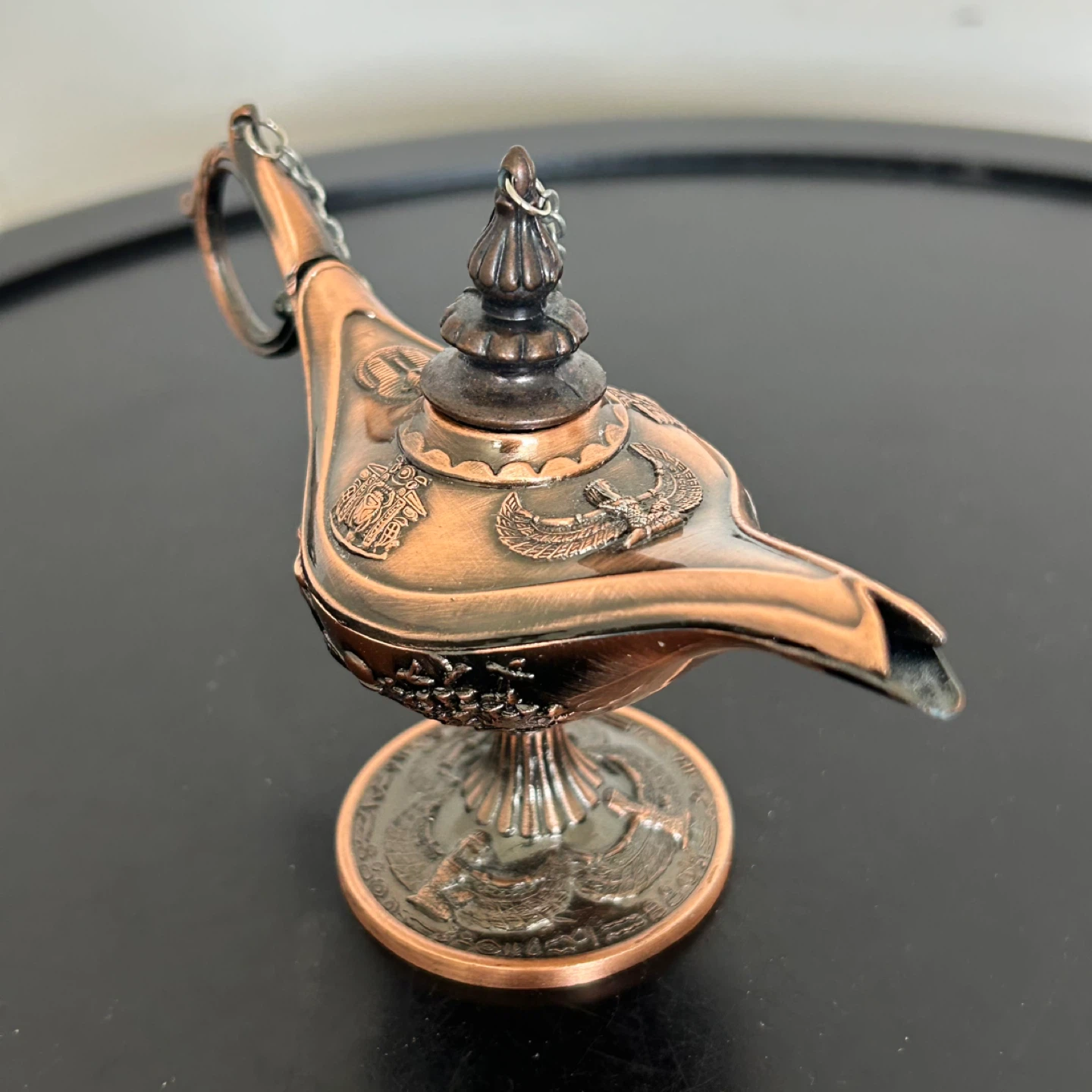 Genie Lamp – Ornate Copper Finish Incense Burner - photo 4