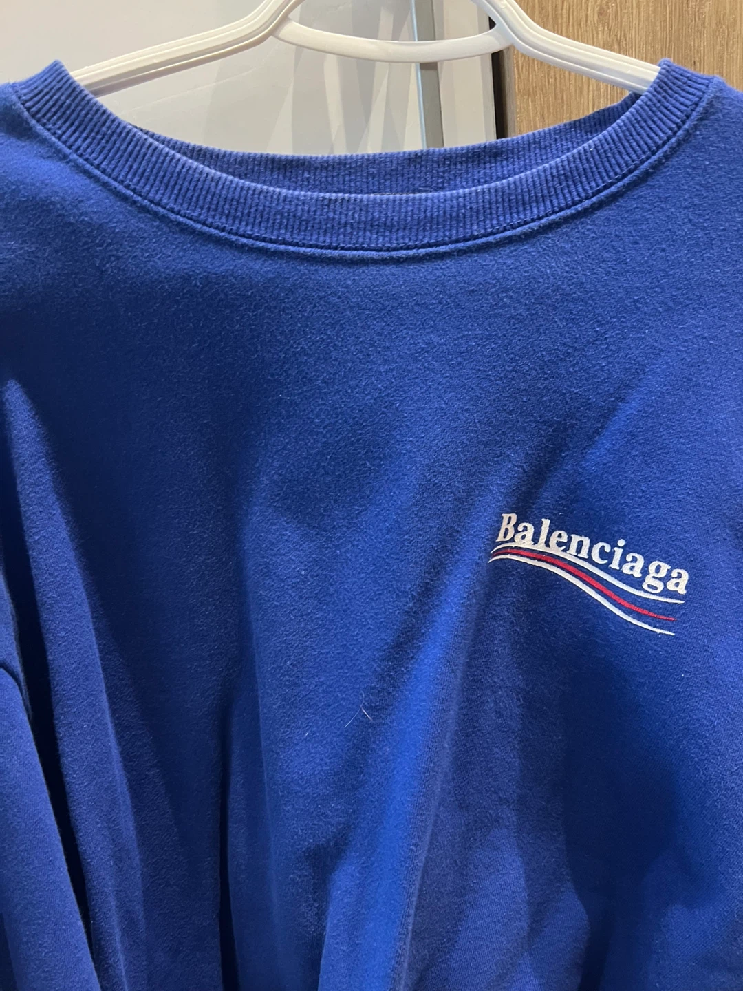 Balenciaga Blue Crewneck Sweatshirt