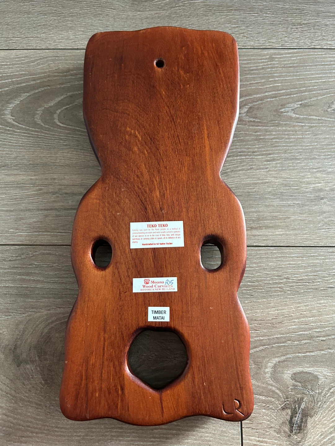 Vintage Māori Tekoteko Carving – Moana Wood New Zealand - photo 3