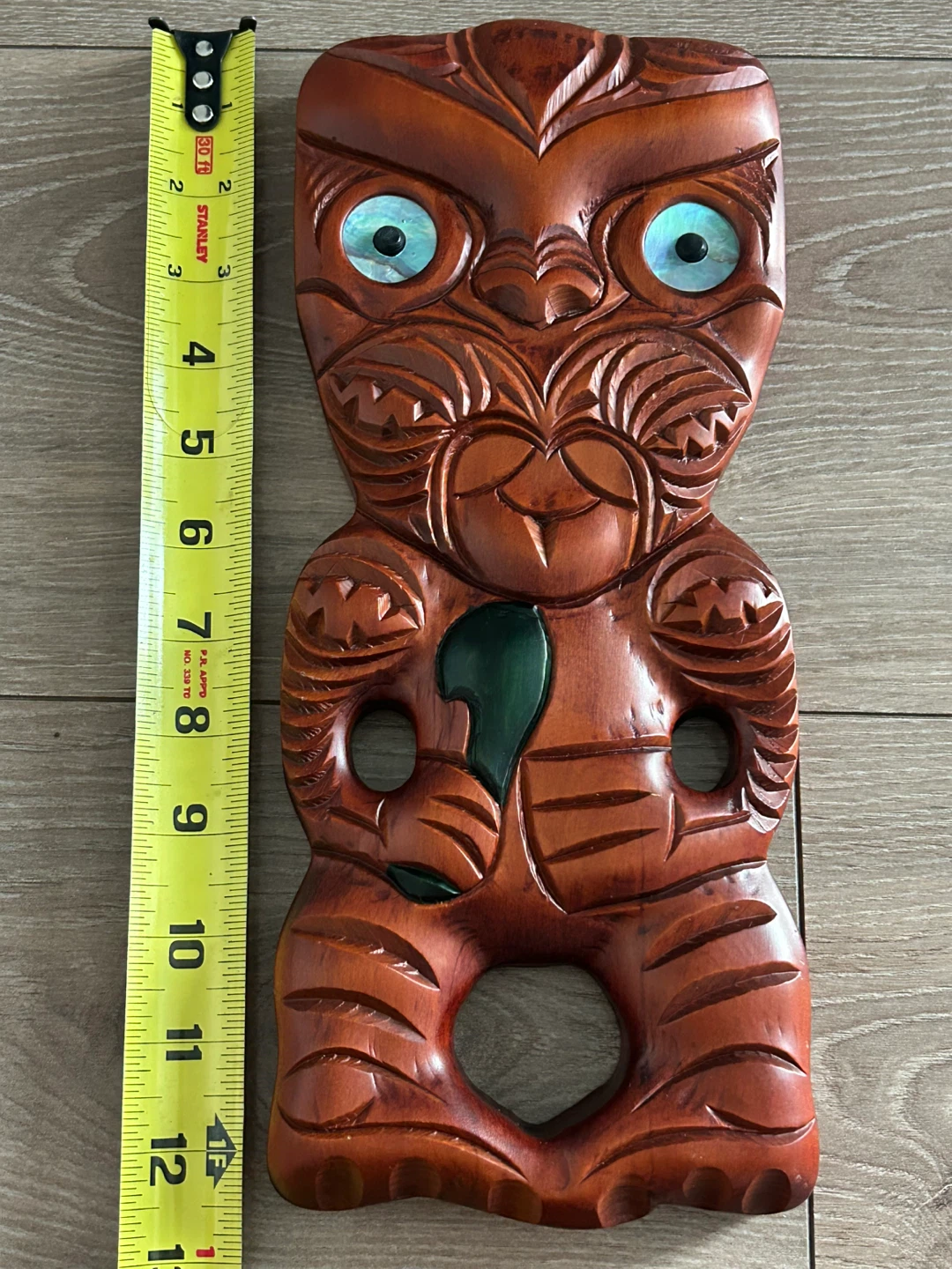Vintage Māori Tekoteko Carving – Moana Wood New Zealand - photo 2
