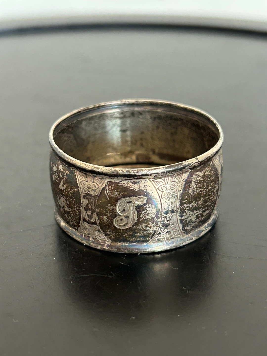 Vintage Sterling 925 Silver Napkin Ring - photo 2
