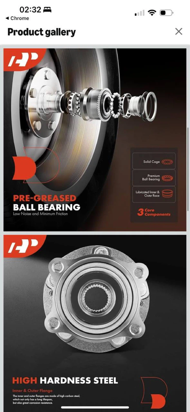 A-Premium Front Wheel Bearing & Hub Assembly 🔥 - photo 4
