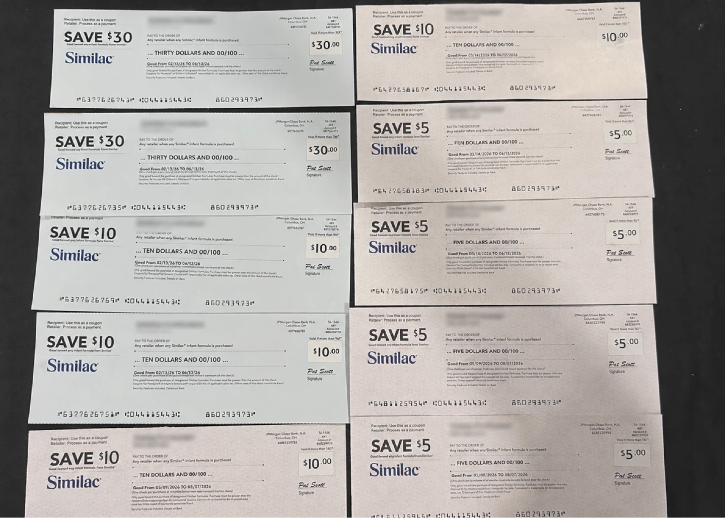 Similac infant formula coupons worth $120!