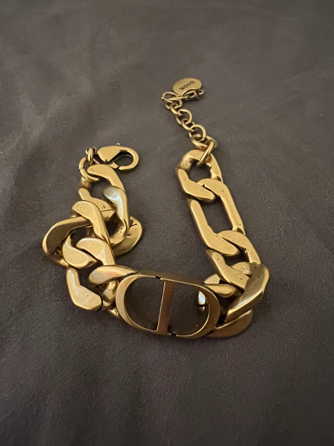 Dior CD Link Bracelet - Gold Tone