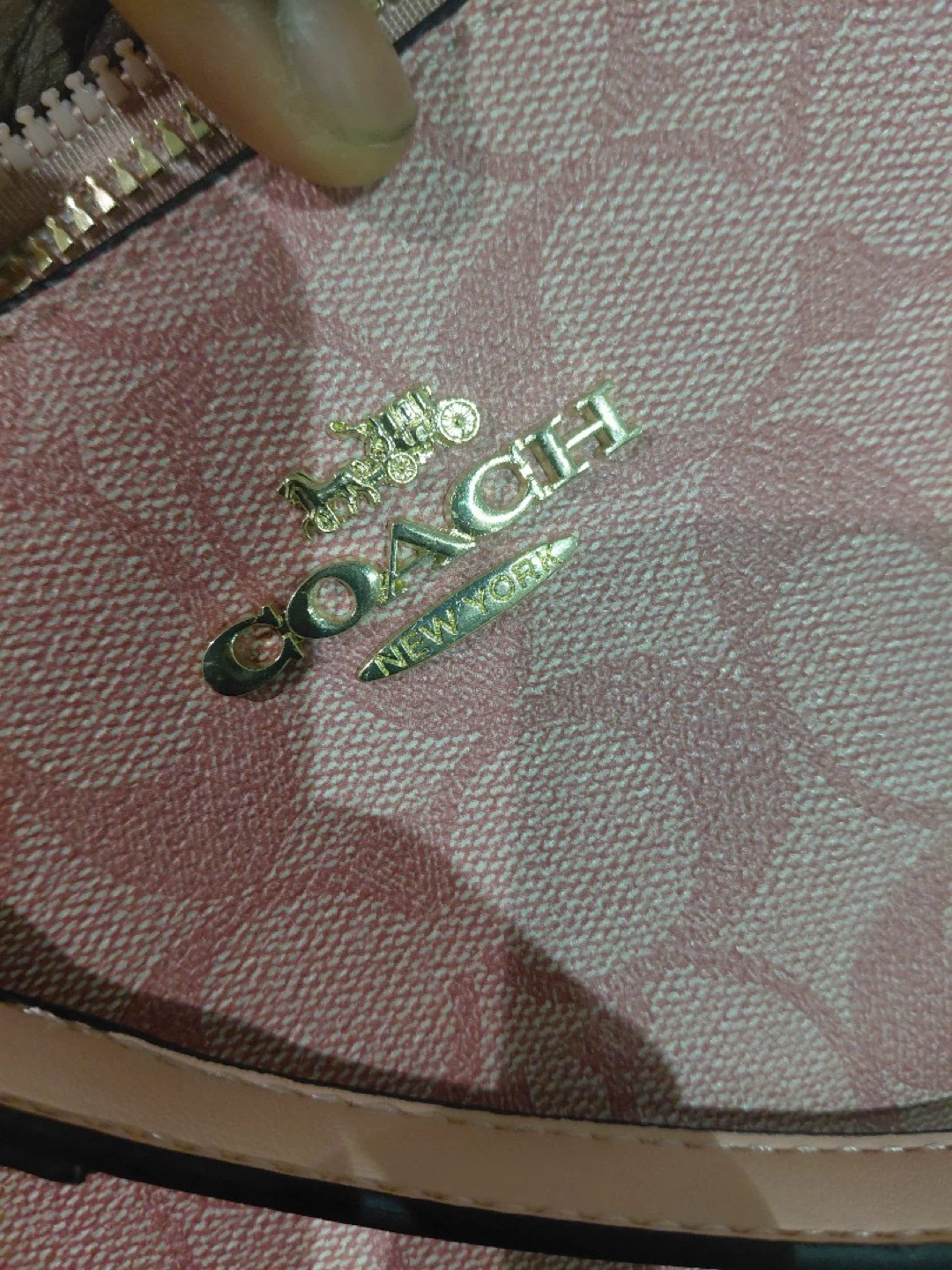 Coach Pink Signature Mini Shoulder Bag - photo 4