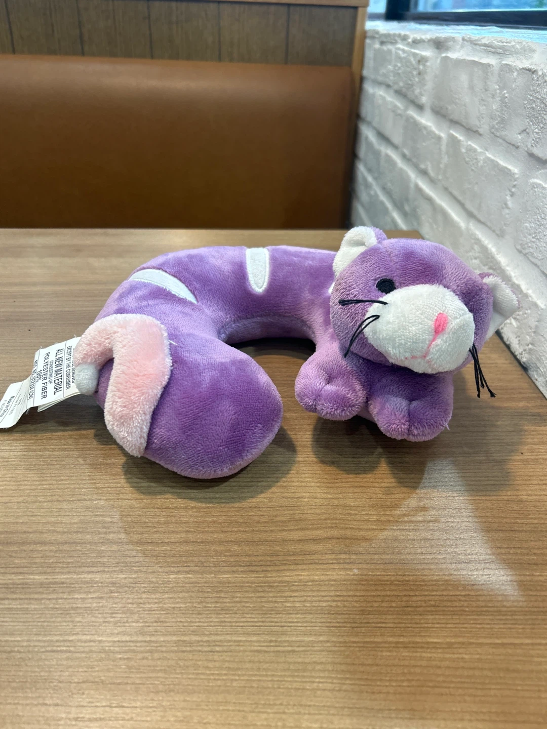 Purple Cat Neck Pillow