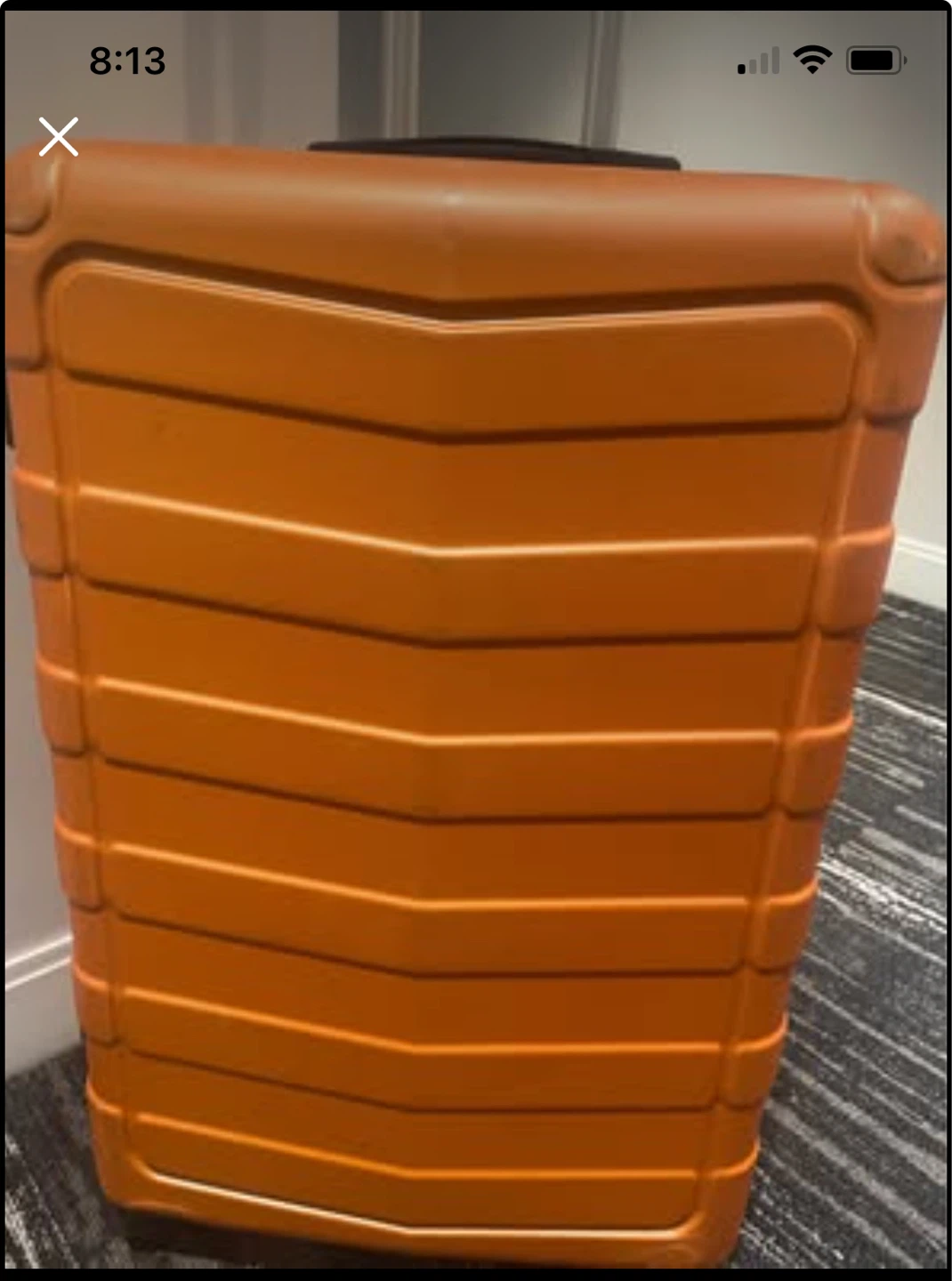 26" Orange for $40 and 28" check in  luggage