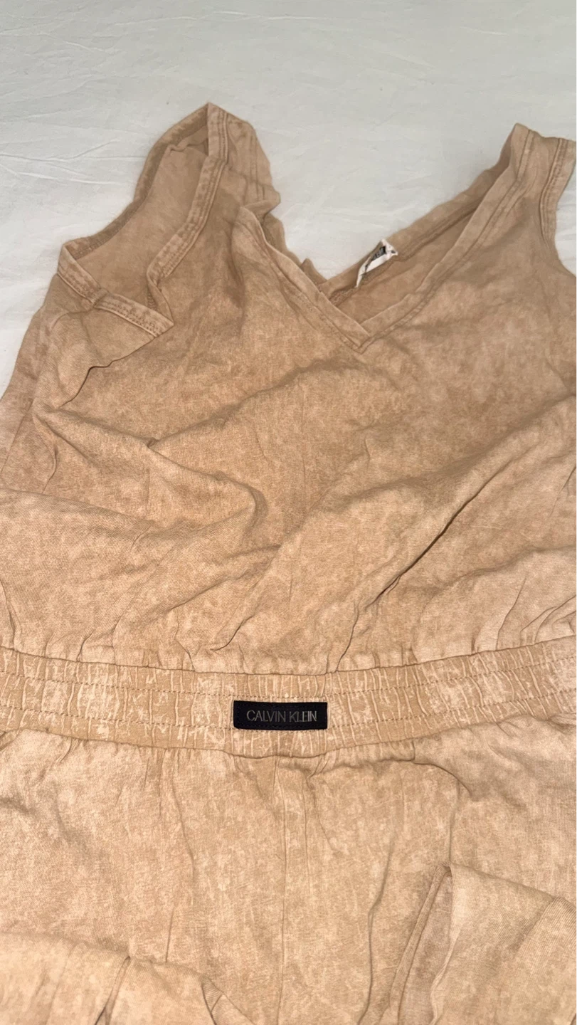 Calvin Klein Tan Jumpsuit