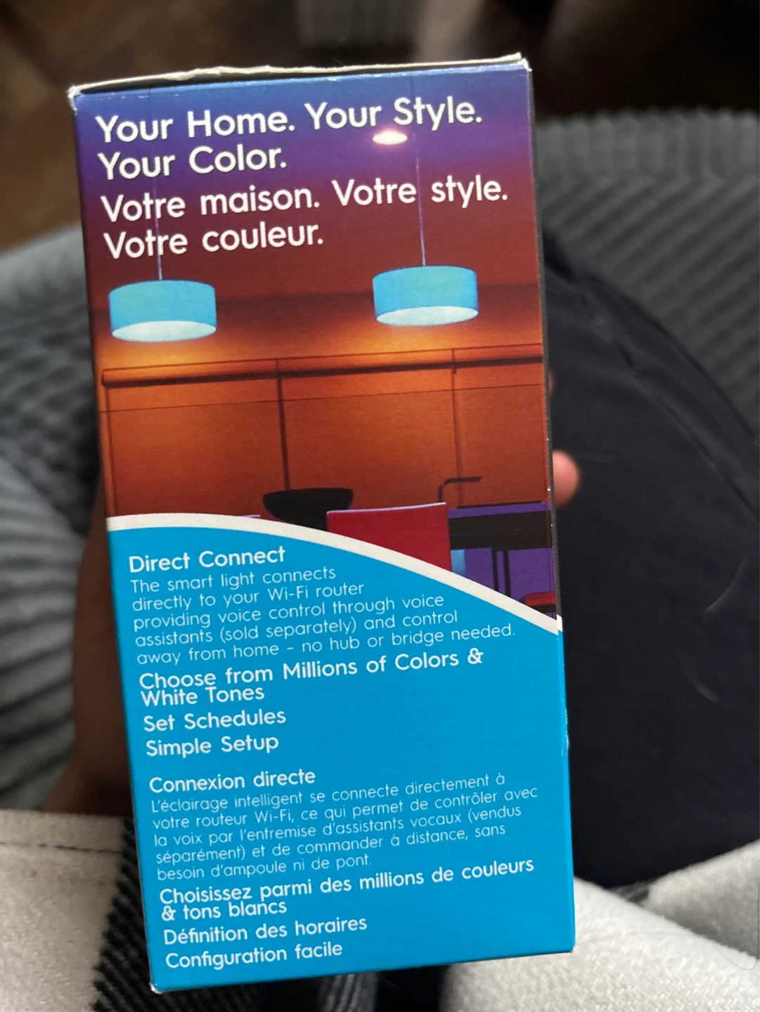 GE Cync Full Color Direct Connect Smart Bulb LED A19 - photo 2