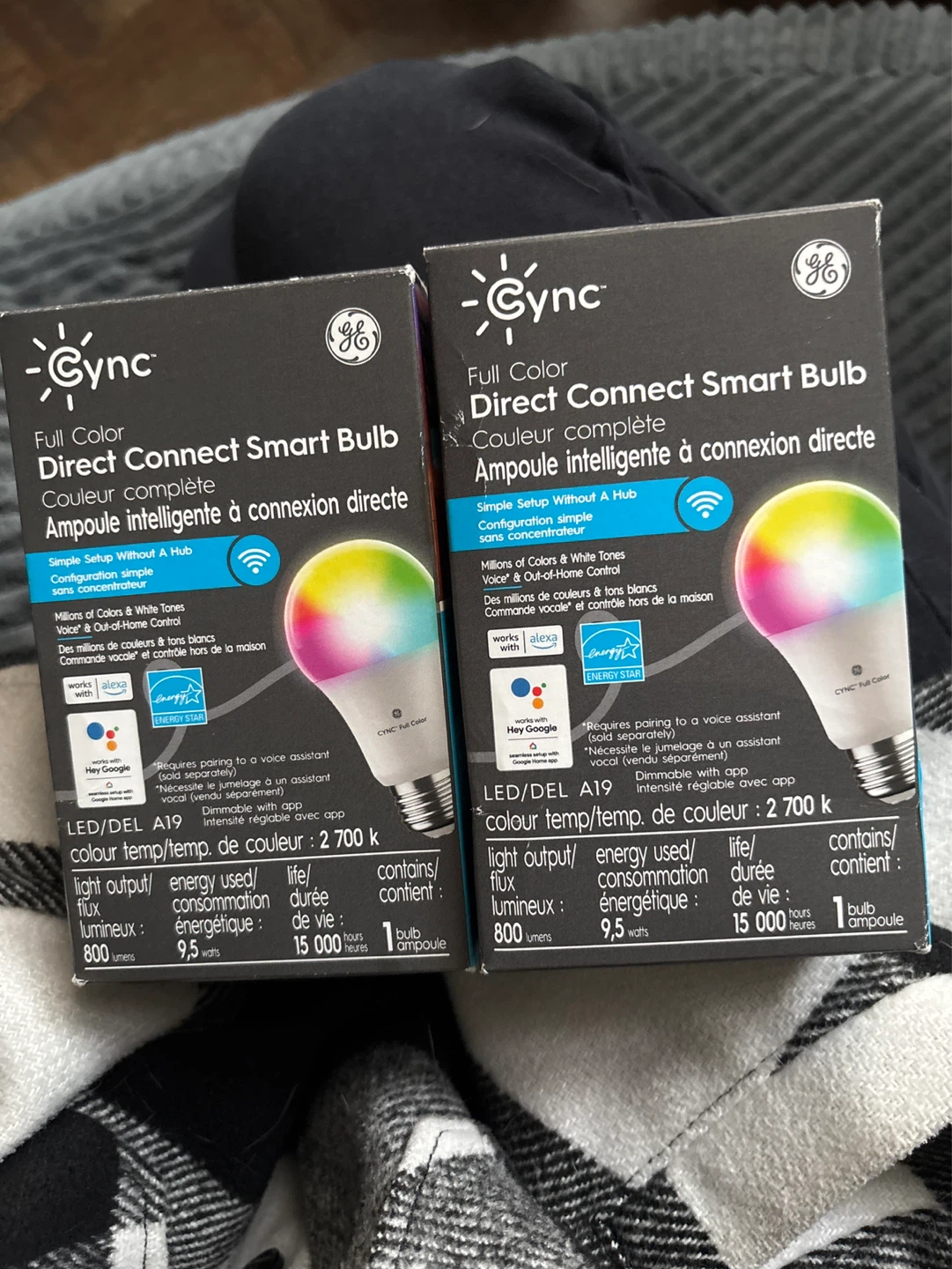 GE Cync Full Color Direct Connect Smart Bulb LED A19 - photo 5
