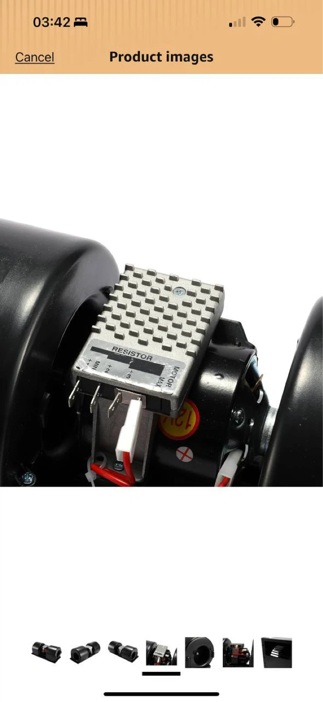 Case IH Cab Blower Motor Assembly 12V 🔥 Fits Case IH tractors, - photo 5