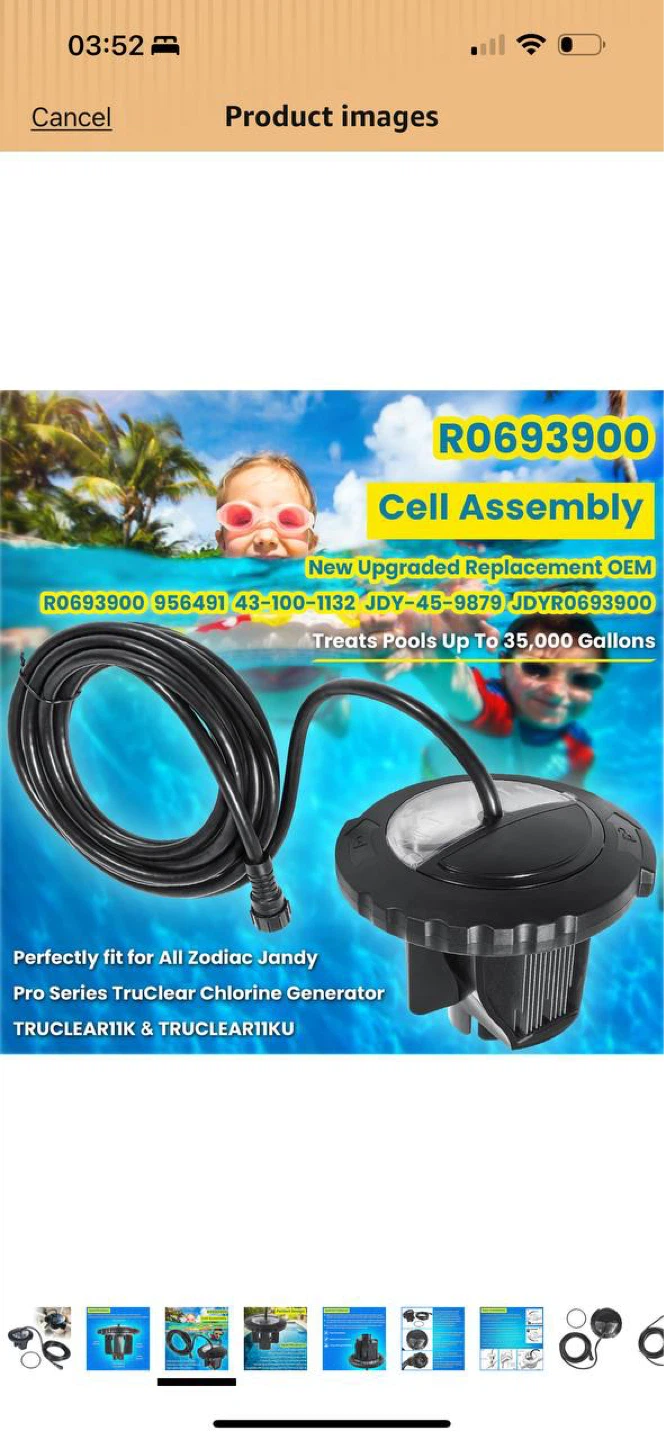 E-cowlboy R0693900 TruClear Salt Cell Assembly 🔥 - photo 4
