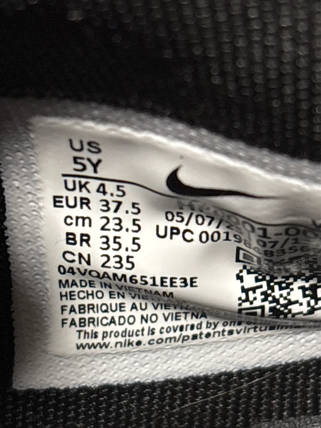 Nike Kids Sneakers 5y - photo 4