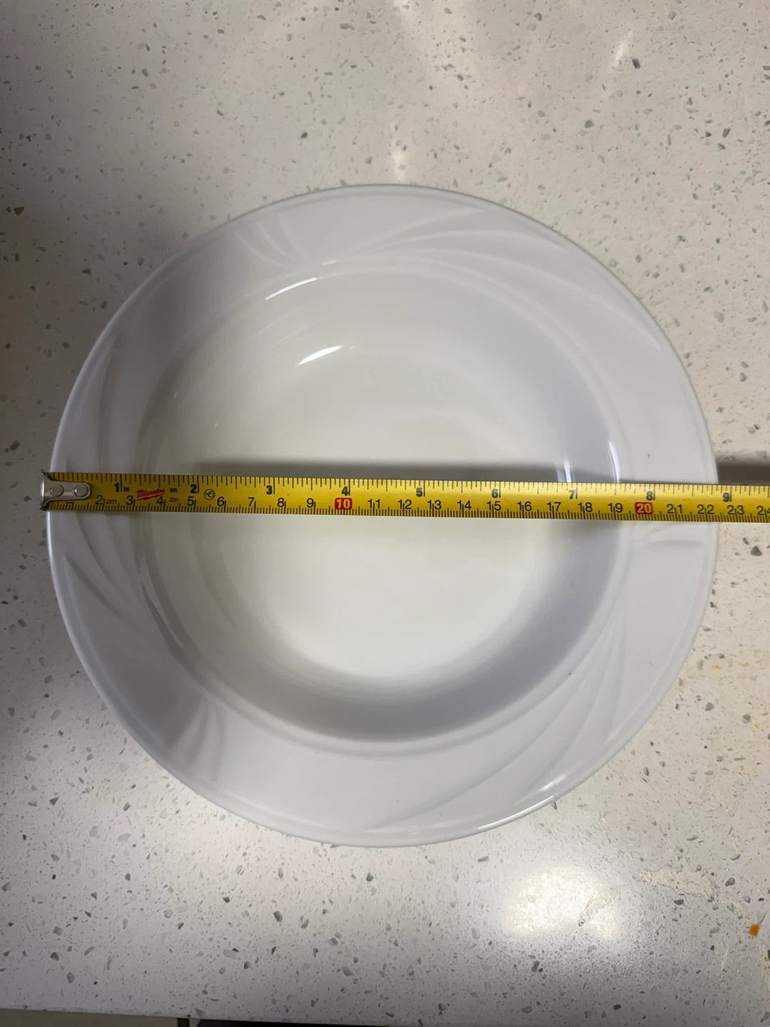 White Ceramic Porcelain Plate - photo 5