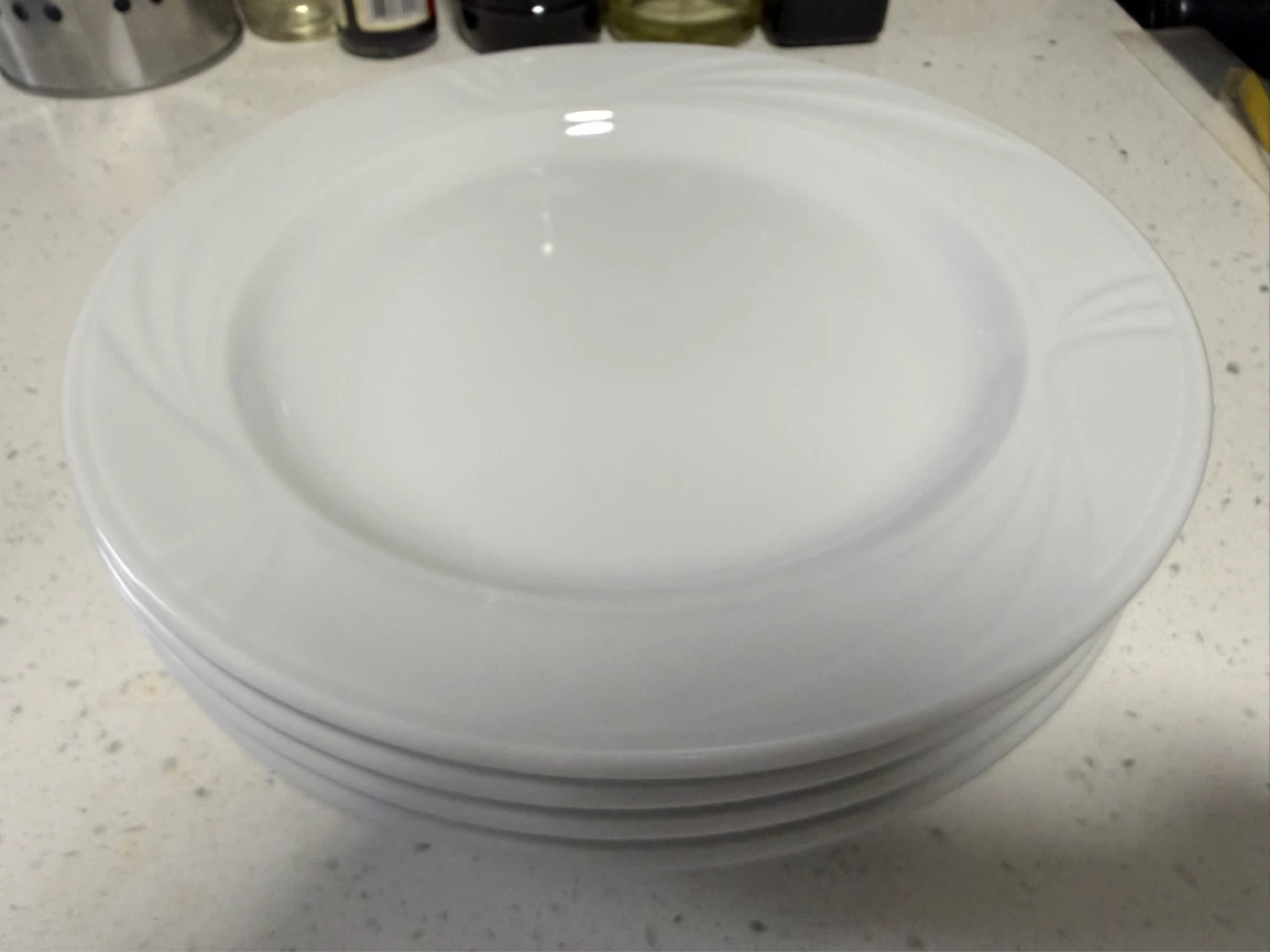 White Ceramic Porcelain Plate