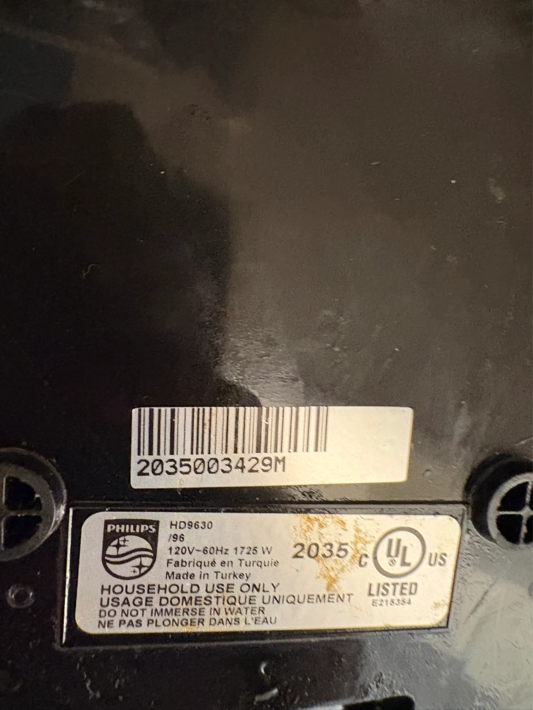 Philips Airfryer XXLPhilips Premium Airfryer XXL HD9630/98 (Used - photo 3